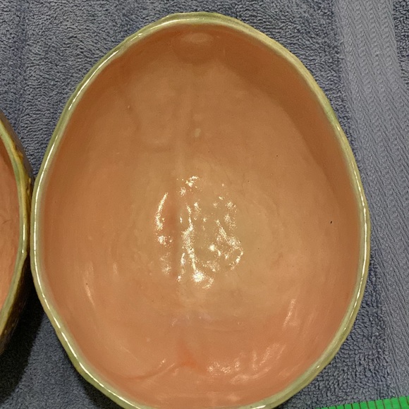 Two Vintage Cantaloupe Bowls - Picture 5 of 7
